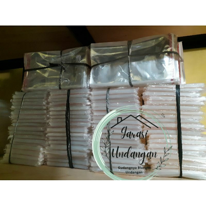 Jual Plastik Opp/Plastik Undangan Harga Murah (Isi 100pcs) | Shopee ...