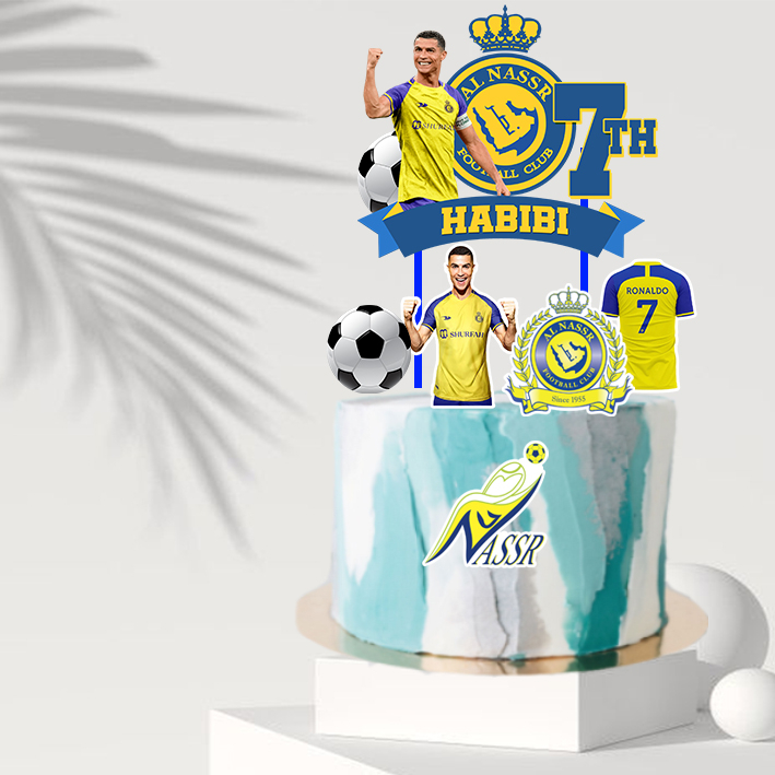 Jual Group Bola Al Nassr Topper Cake Birthday Hiasan Kue Ulang Tahun Shopee Indonesia