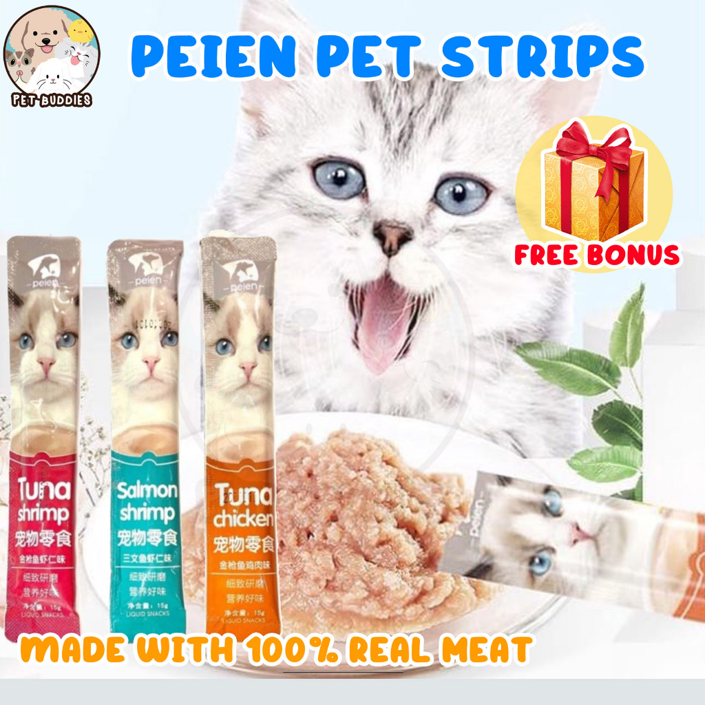 Jual Peien Cat Strip G Snack Kucing Multivitamin Bulu Lembut Shopee