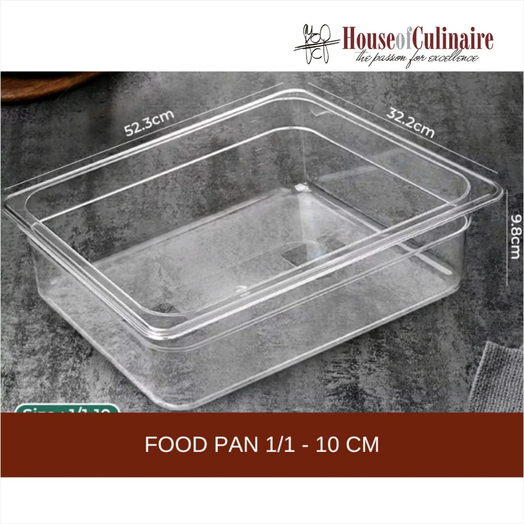 Jual Food Pan Polycarbonate Tinggi Cm Gastronom Pc Plastik