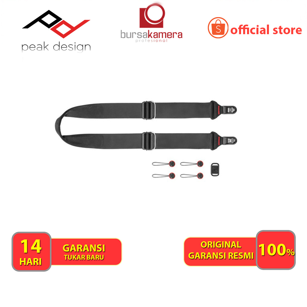 Jual Peak Design SLLBK3 Slide LITE Camera Strap (Black) Shopee