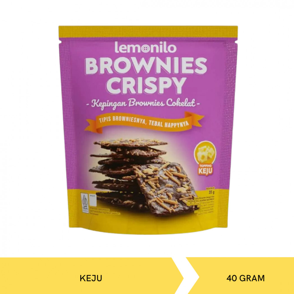 Jual Lemonilo Brownies Crispy / Snack Sehat 40 gram | Shopee Indonesia