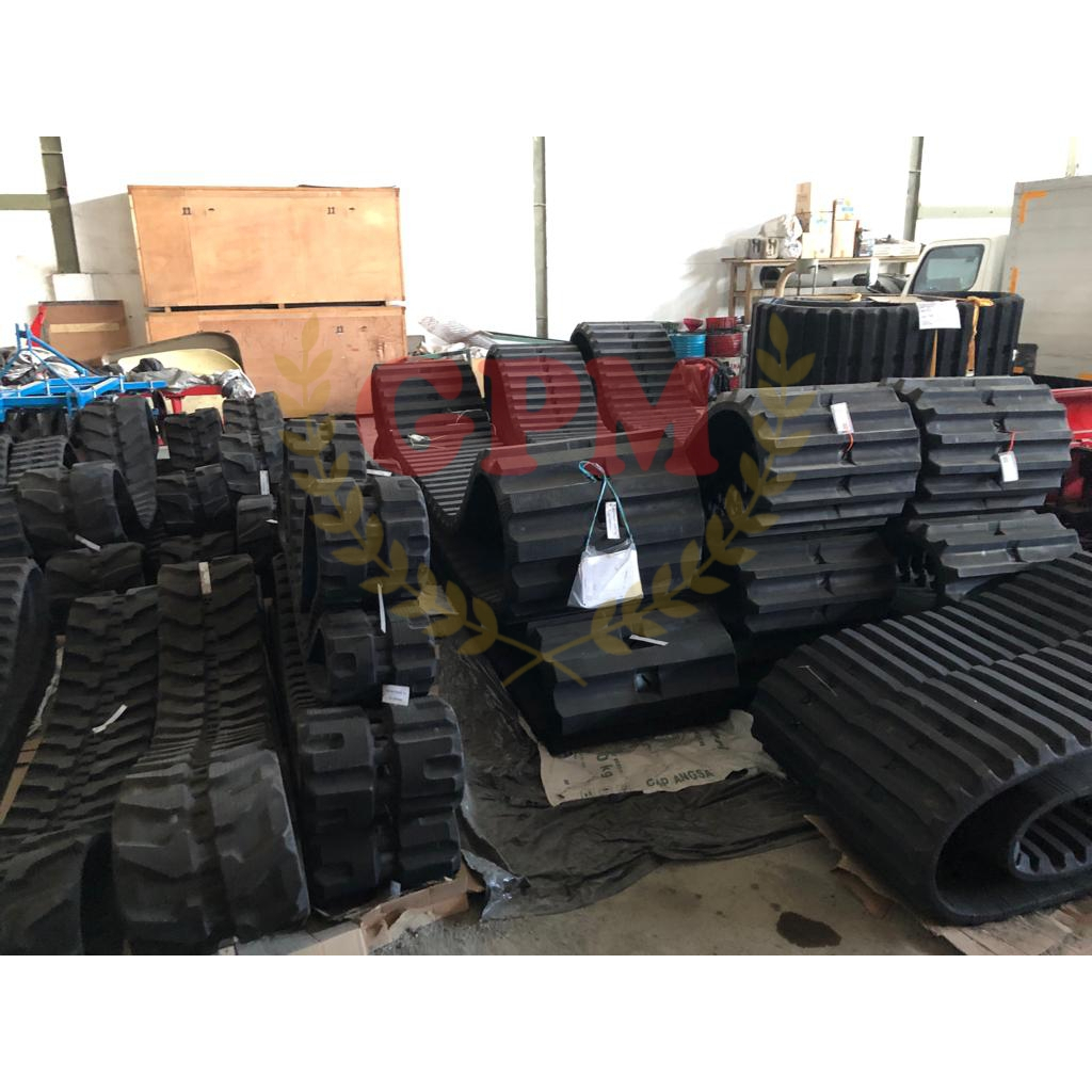 Jual Ban Rubber Track Excavator Hitachi UD Dumper Komatsu PC75 UU ...