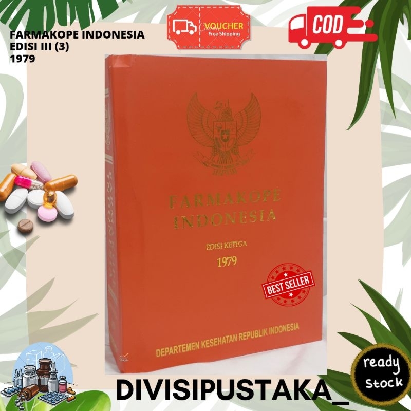 Jual BUKU FARMAKOPE INDONESIA EDISI 3 KETIGA 1979 | Shopee Indonesia