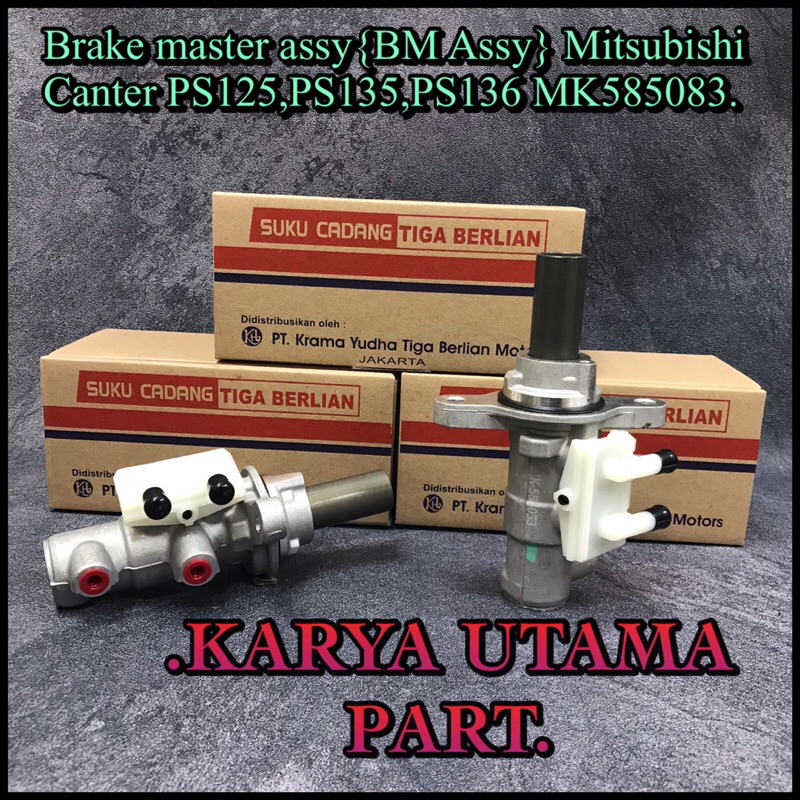 Jual Bm assy brake master assy mitsubishi ps136 hdx canter ps125 hdx ...