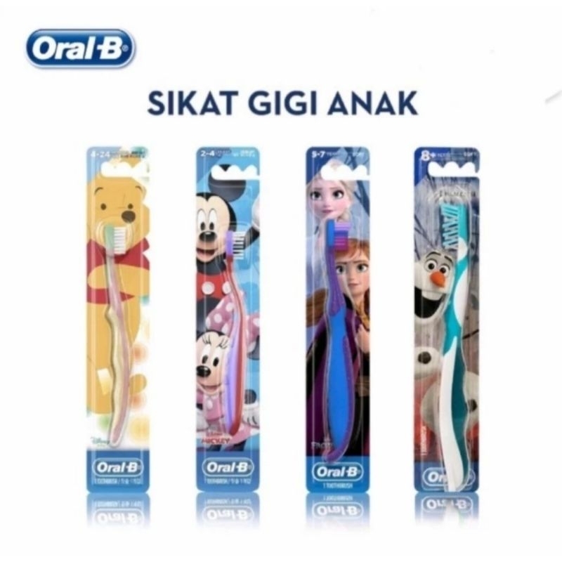 Jual Oral-B Sikat Gigi Anak Stage 1 2 3 4/ Oral-B Stages Kids ...