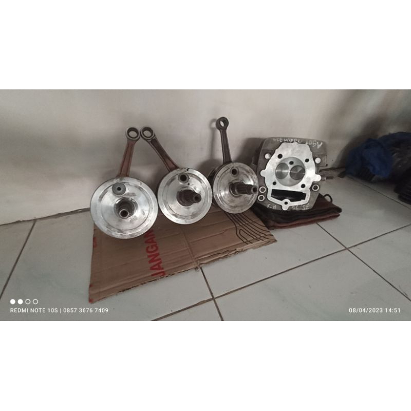 Jual Askruk Strukan Kruk As Mp Tiger Gl Bandul Crankshaft Herex Langkah