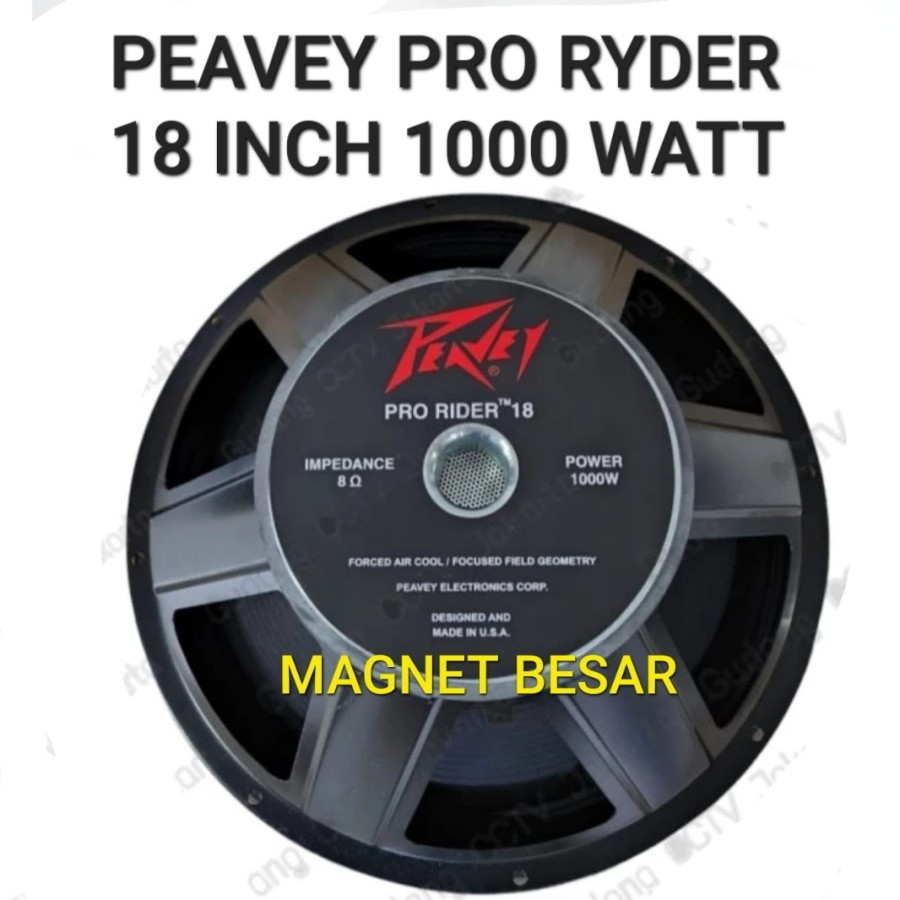Jual Speaker Komponen Peavey Pro Rider 18 Inch 1000 Watt Promo
