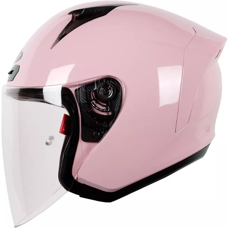 Jual Helm NJS KRONOZ - Peach Pink (preloved) | Shopee Indonesia