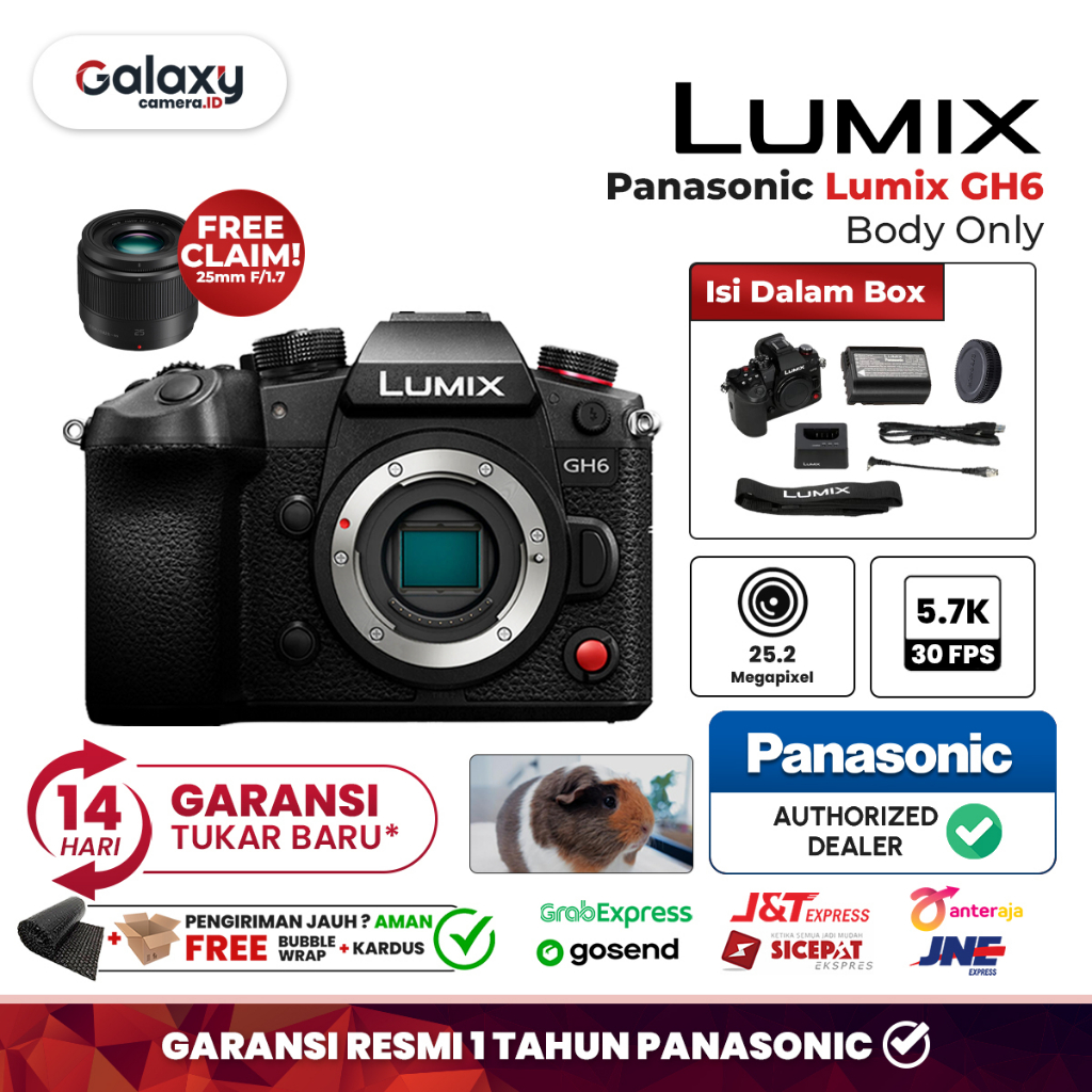 Jual Panasonic Lumix GH6 Mirrorless Camera Body Only Shopee Indonesia