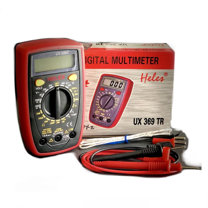 Jual Multitester Digital Heles UX 369 asli | Shopee Indonesia