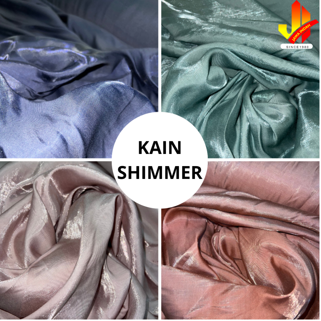 Jual KAIN SHIMMER ORGANZA / SILK PREMIUM / HARGA PER 1/2 METER Shopee
