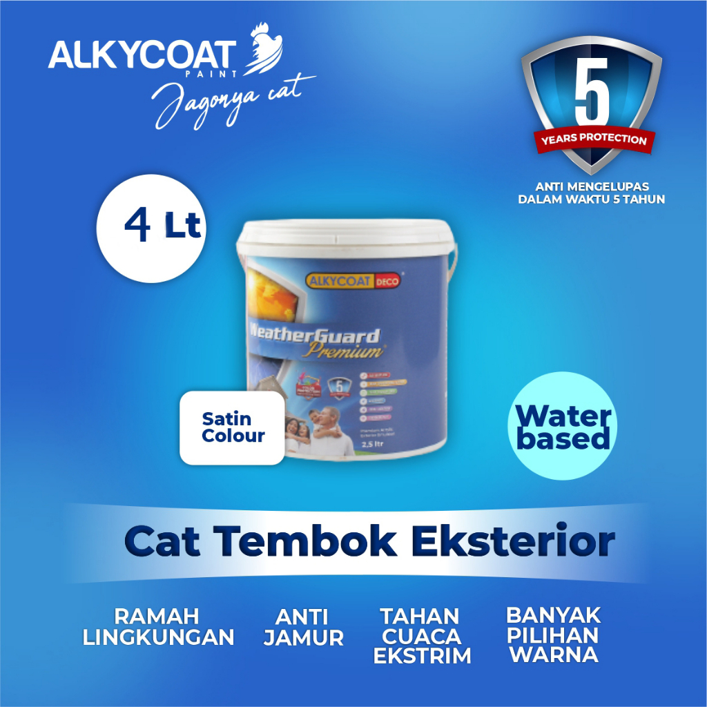 Jual Cat Tembok Eksterior Premium Cat Dinding Eksterior Cat Dinding Luar Rumah Cat 7496