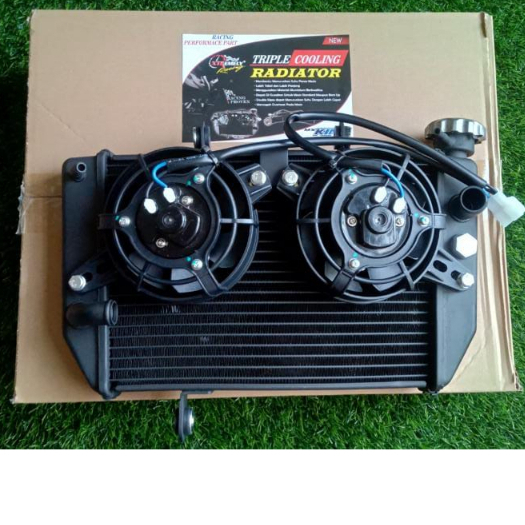 Jual Radiator Mx King Jumbo Size + 2 kipas Shopee Indonesia