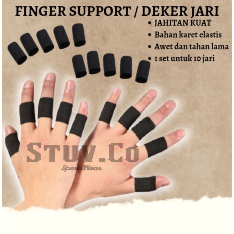 Jual KARET FINGER / KARET PELINDUNG JARI / FINGER SUPORT / DEKER JARI ...