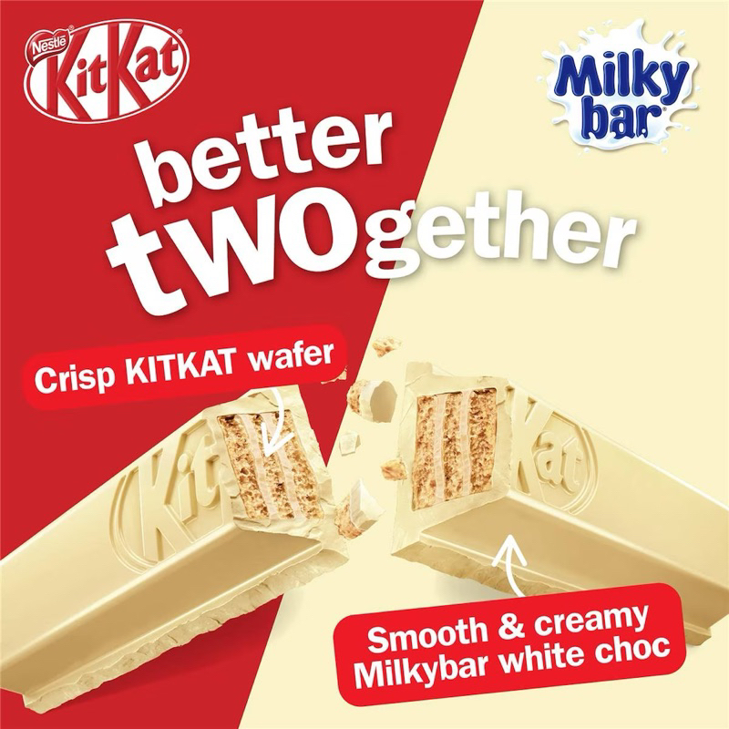 Jual Nestle Kitkat Milkybar Chocolate Block 160g - Australia | Shopee ...