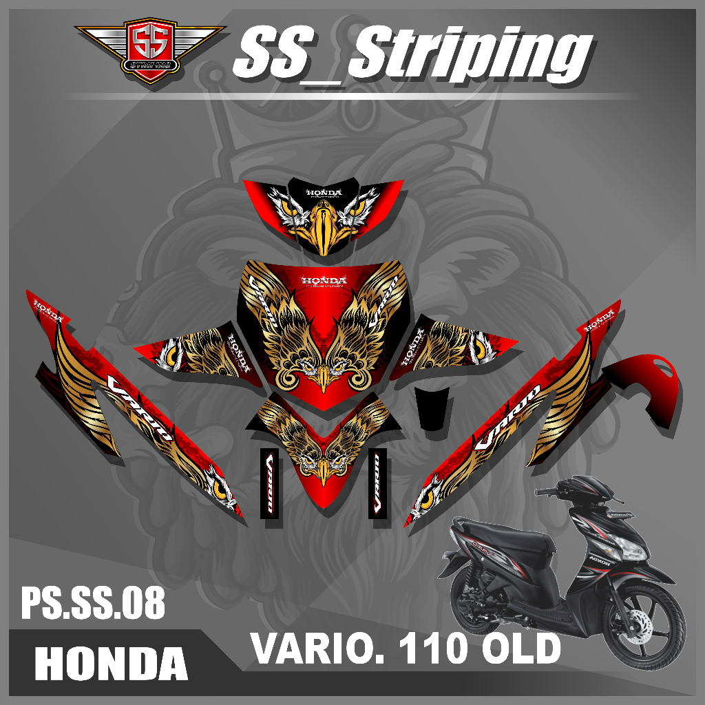 Jual Decal Sticker Full Body VARIO 110 CW Karbu - Stiker Full Body ...
