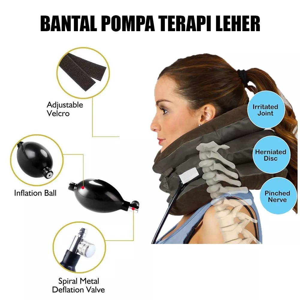 Jual laristerus79 PENEGAK LEHER bantal leher terapi senso therapy saraf ...