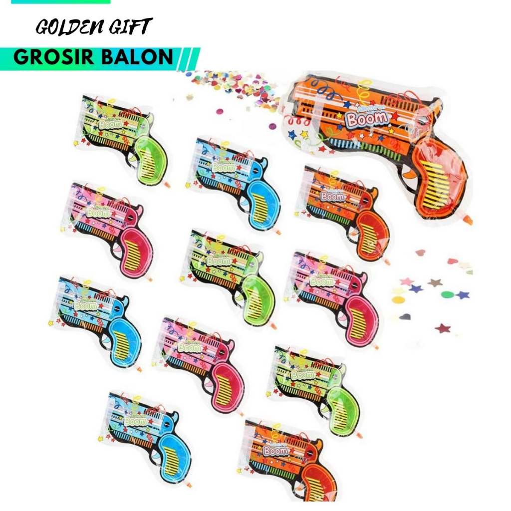 Jual Balon Pistol Balon Ulang Tahun Dekorasi Ulang Tahun Balon Confetti ...