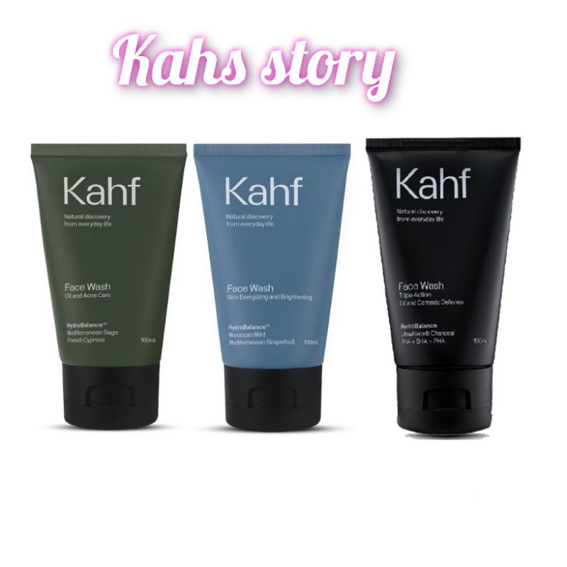 Jual Kahf face wash Natural discovery from everyday life 100ml all