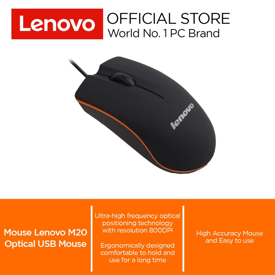 Jual Lenovo Mouse M20 USB | Shopee Indonesia