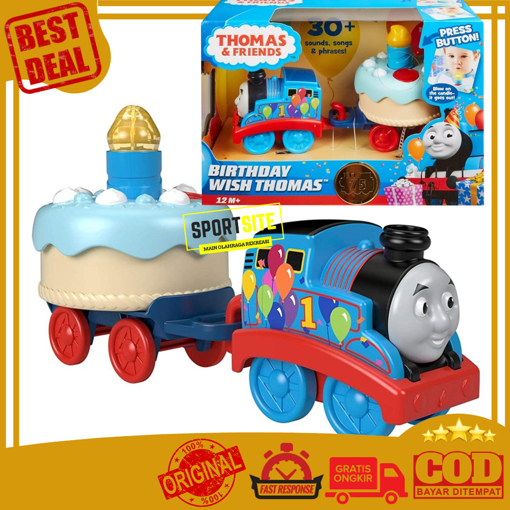 Jual Thomas & Friends Birthday Wish Thomas Celebration 30+ Sounds And ...