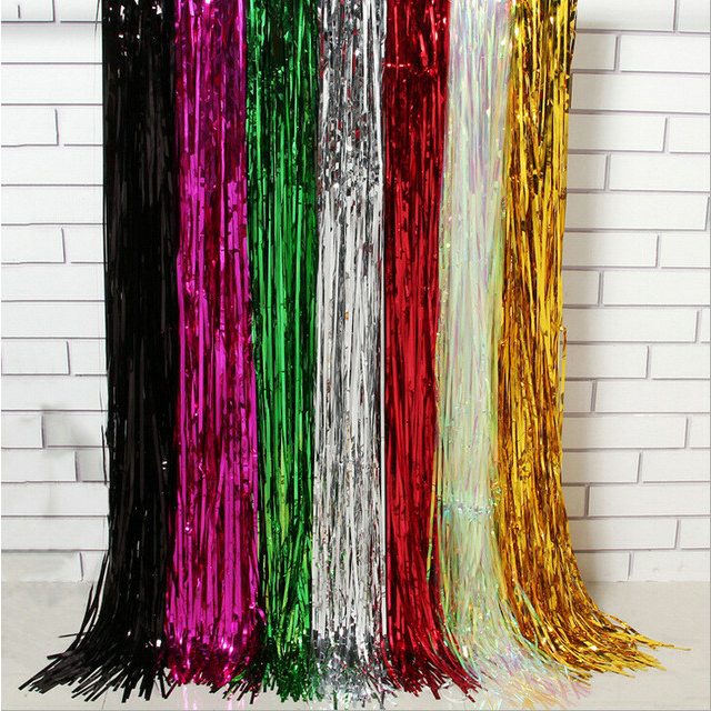 Jual Tirai Rumbai Plastik/Tirai Rumbai Pesta/Tirai Rumbai Warna Warni ...