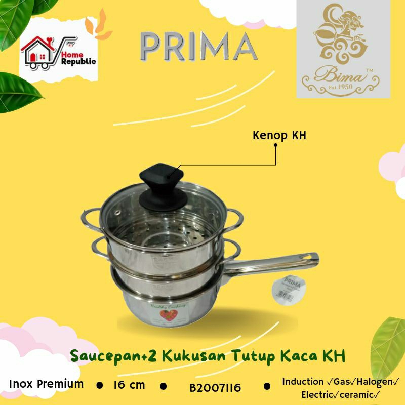 Jual Panci Bima Prima Series Saucepan Cm Cm B B Panci Bima Sauce Pan Stainless