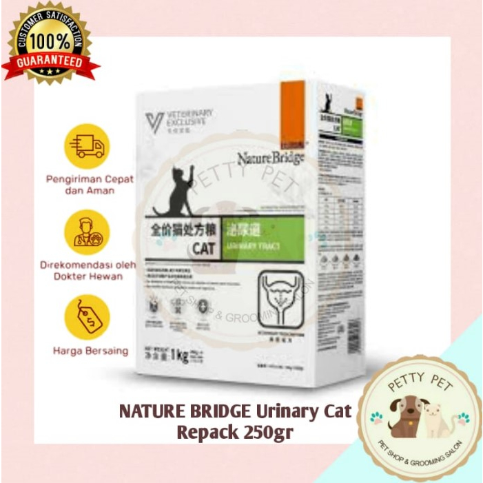 Jual Makanan Kucing Nature Bridge Urinary tract cat Food 250gr Shopee