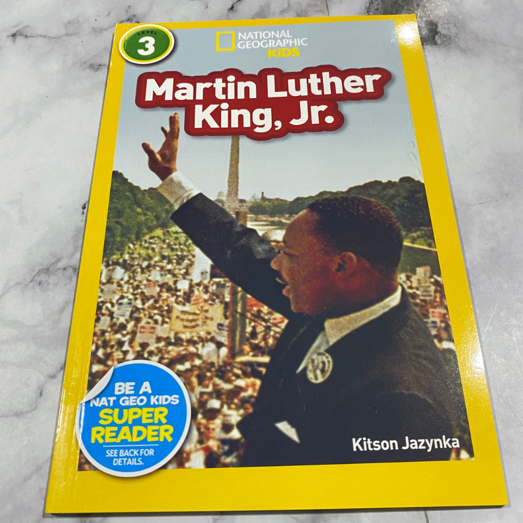 Jual Martin Luther king jr National geography national geographic level 3 tokoh dunia buku