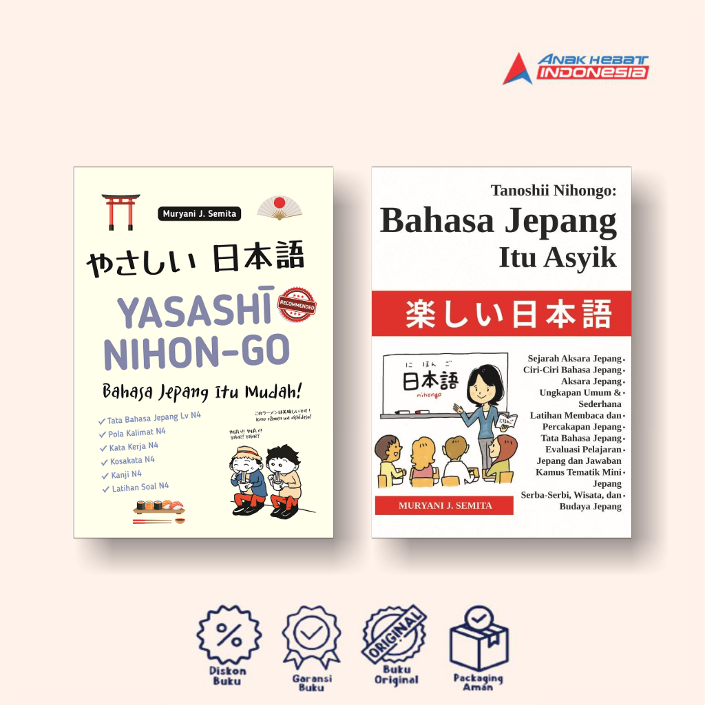 Jual Buku Yasashi Nihon-Go & Tanoshii Nihongo: Belajar Bahasa Jepang ...