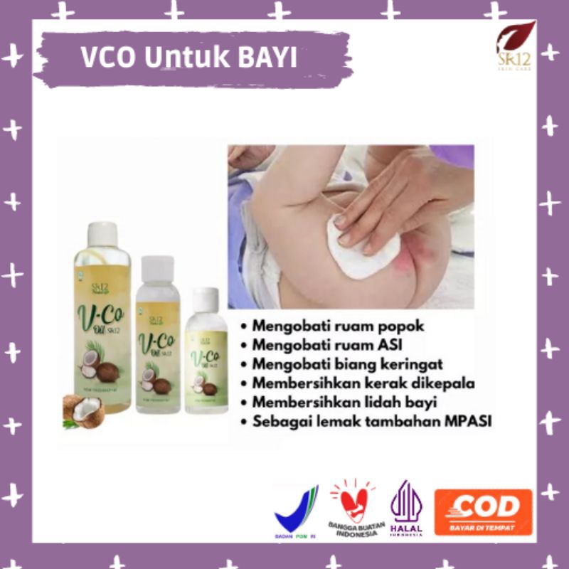 Jual AMPUH!!! VCO SR12 Untuk Ruam Popok / Minyak Bayi / Biang Keringat