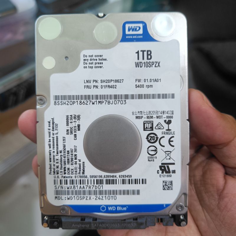 Jual Hardisk Internal Laptop 1TB 2.5" inch HDD Hard drive 1 Terabyte