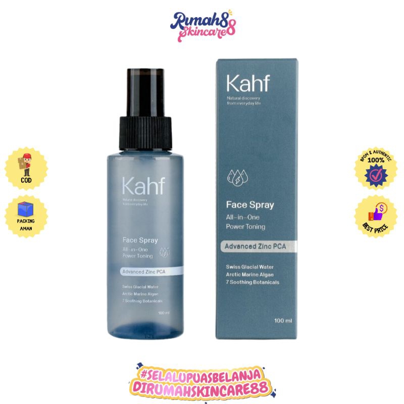Jual RSC 88 - KAHF All In One Power Toning Face Spray 100ml | Shopee ...