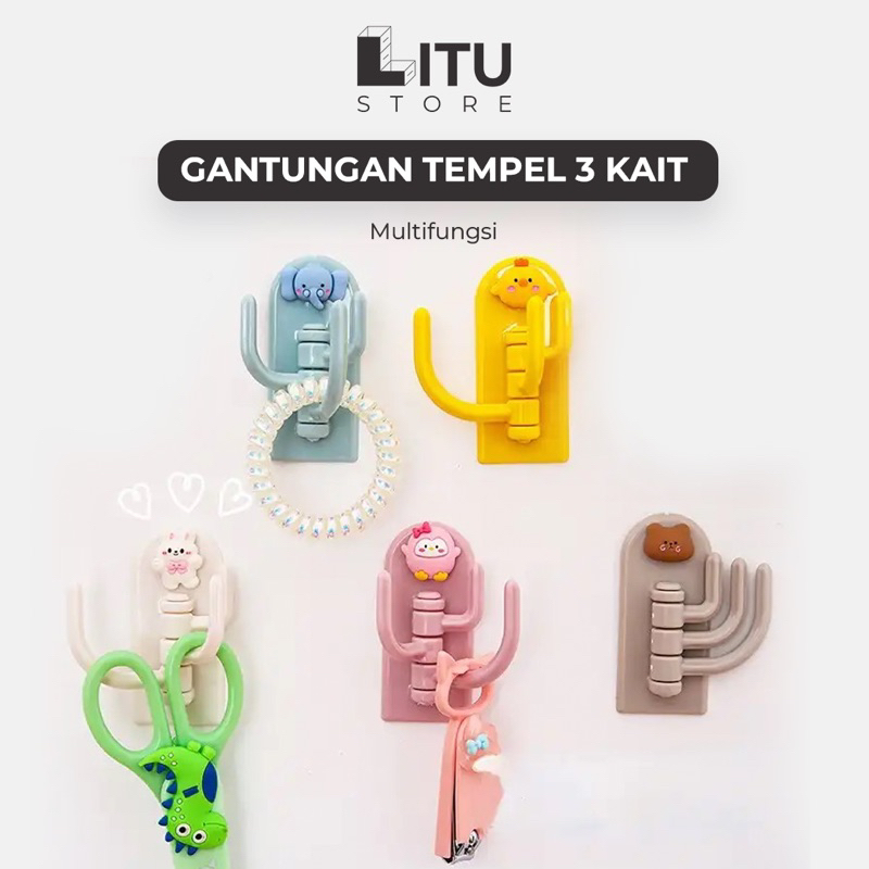 Jual Gantungan Tempel Dinding Kamar Mandi Dapur Karakter Kait Model Terbaru Shopee Indonesia