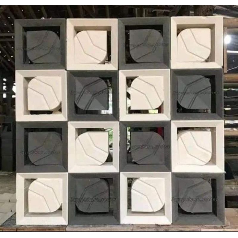 Jual roster loster modern minimalis daun putih mix abu | Shopee Indonesia