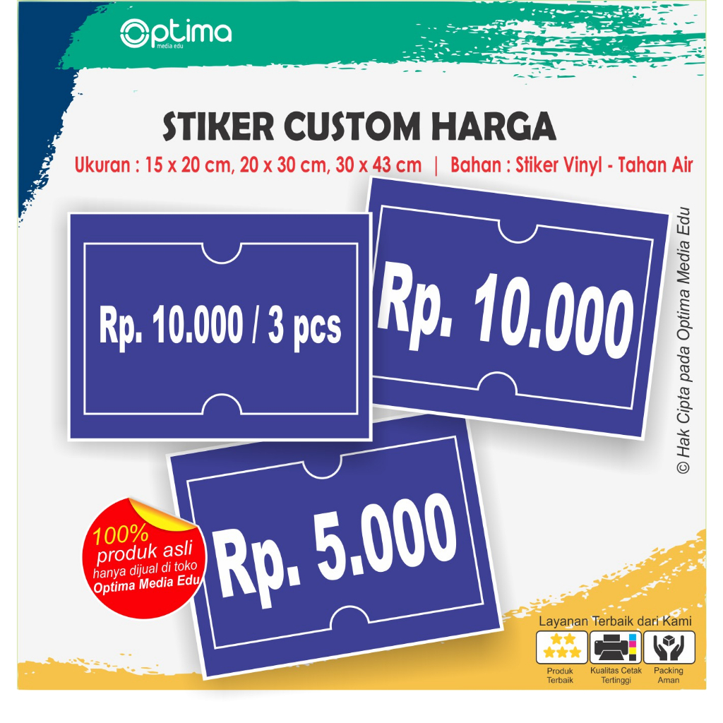 Jual Stiker Custom Harga untuk usaha anda | Shopee Indonesia