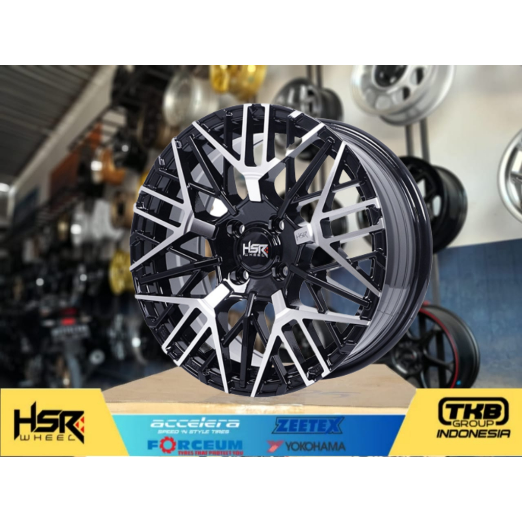 Jual velg hsr r16 benawa original velg racing ring 16 baut 4 buat brio ...
