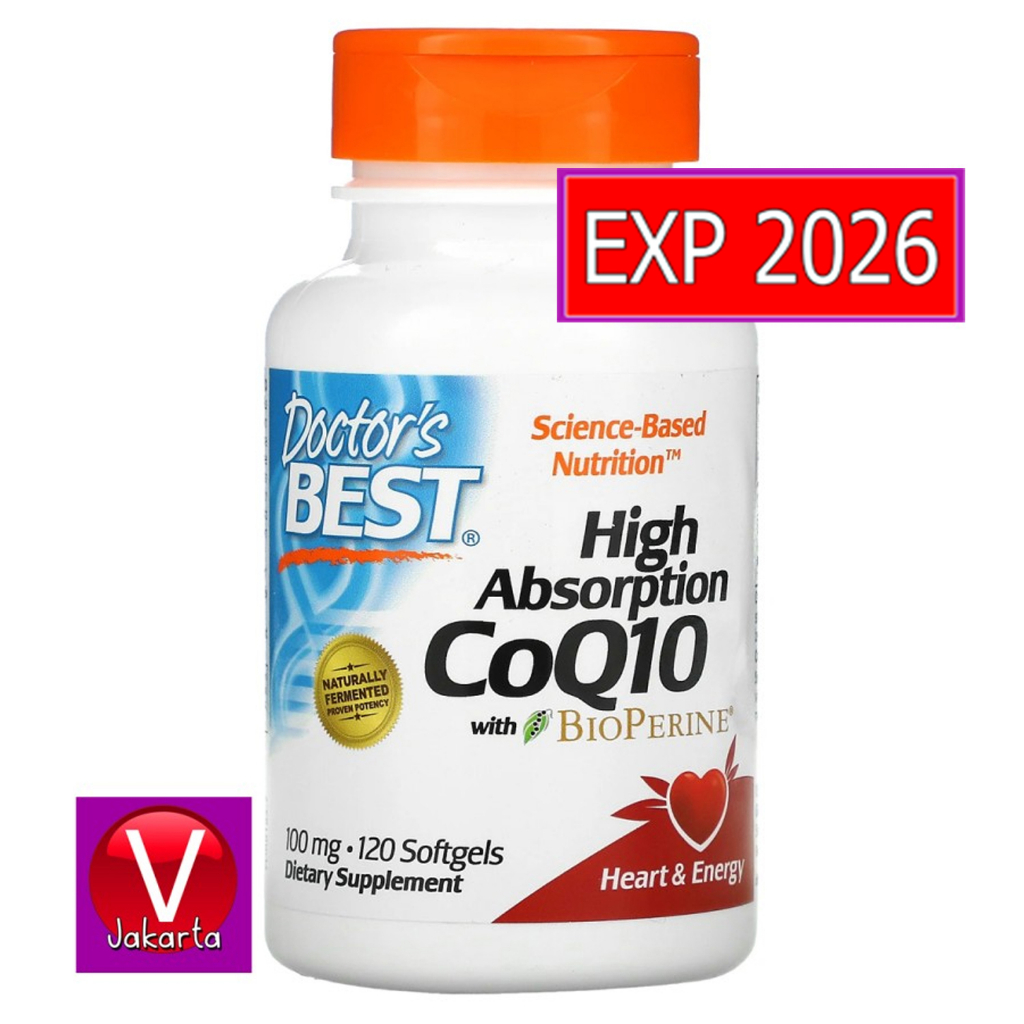 Jual Doctors Doctor Best High Absorption CoQ10 With BioPerine 100 Mg ...