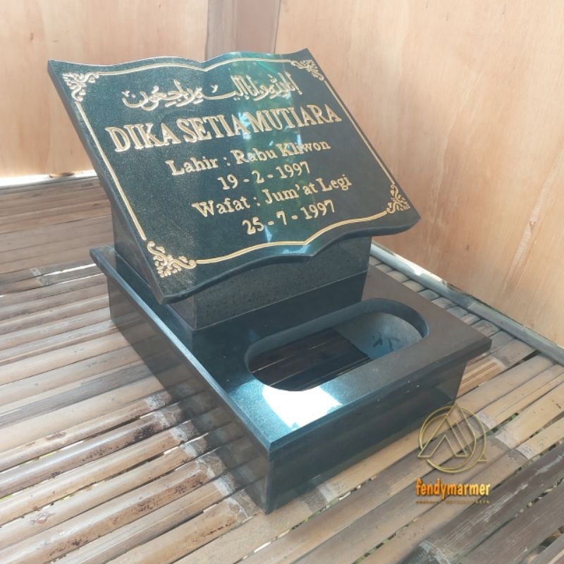 Jual Maesan mini kotak box model buku dan tempat bunga batu granit ...