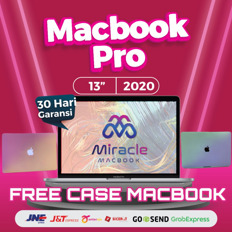 Jual (FREE CASE) MACBOOK PRO 2020 M1 13" RAM 8/16GB SSD 128/256/512/1TB