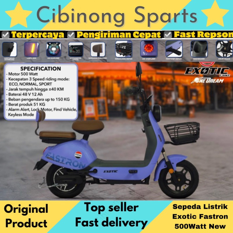 Jual Sepeda Motor Listrik Sepeda Listrik Electric Bike Exotic Fastron E Bike New Model Elegan