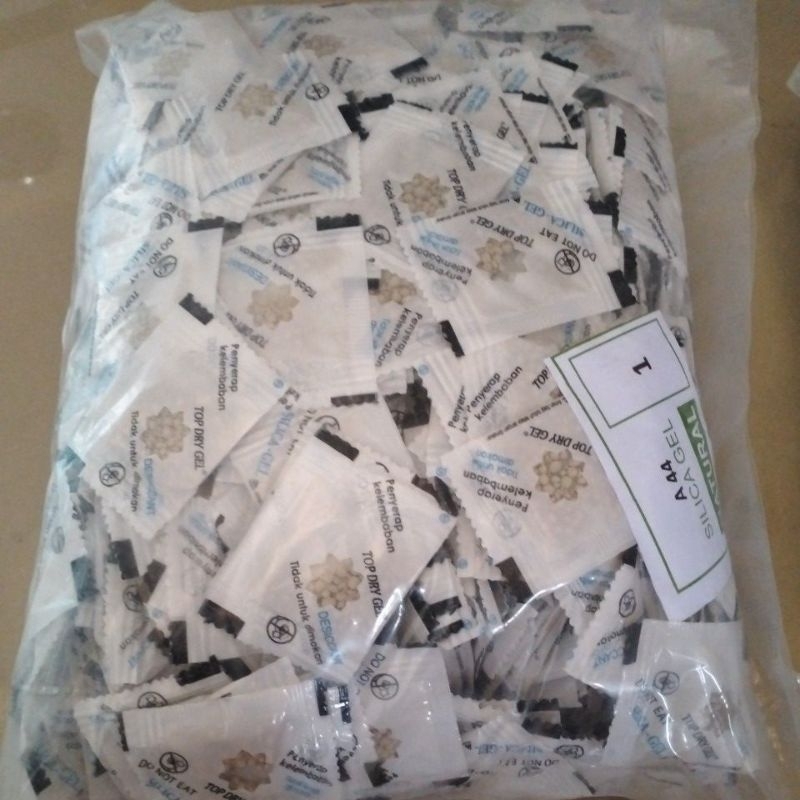 Jual KEMASAN PLASTIK Silica gel packing 500 gram Shopee Indonesia