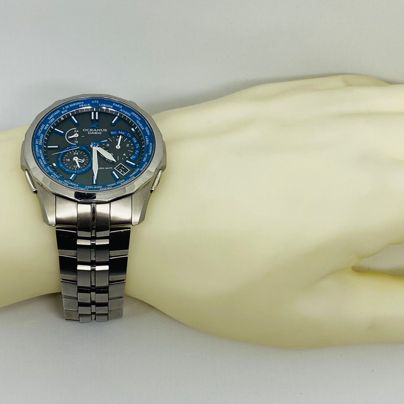 Jual Casio Oceanus OCW-S1400 Titanium Full Set | Shopee Indonesia