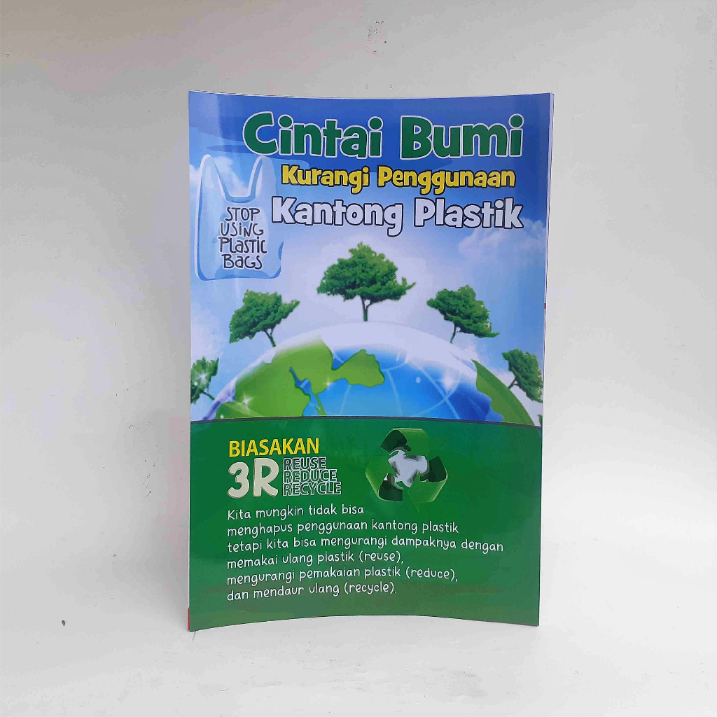 Jual Poster Cintai Lingkungan | Poster Cintai Bumi Kurangi Penggunaan ...