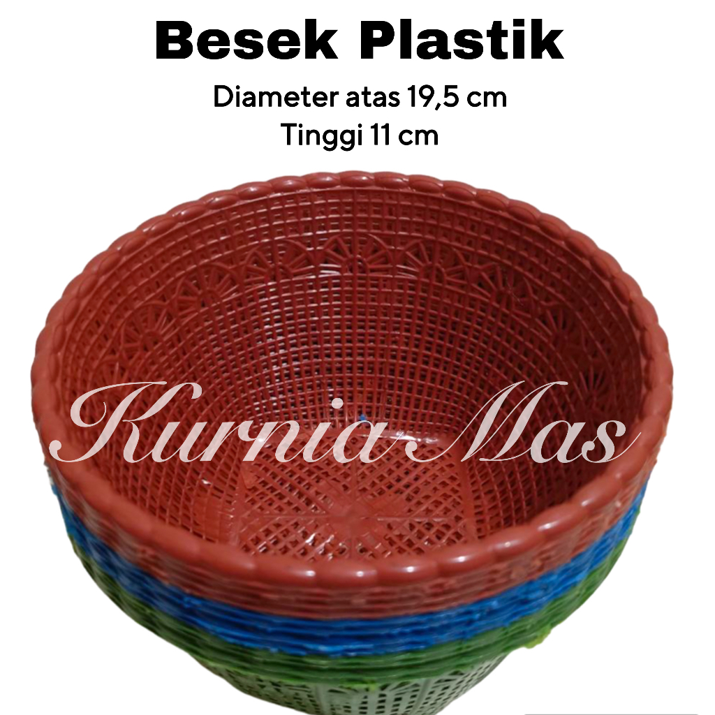 Jual 1 Lusin Besek Plastik Murah Marangan Ceting Wakul Bakul Tempat