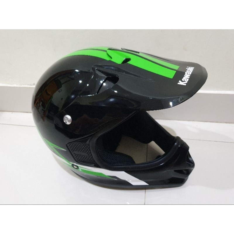 Jual Helm Full Face Original Kawasaki KLX (Pre-Loved) | Shopee Indonesia