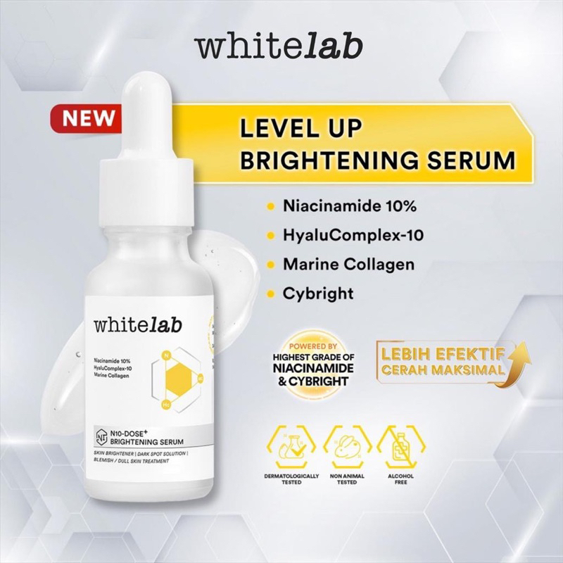 Jual WHITELAB SERUM NIACINAMIDE / WHITE LAB BRIGHTENING FACE SERUM