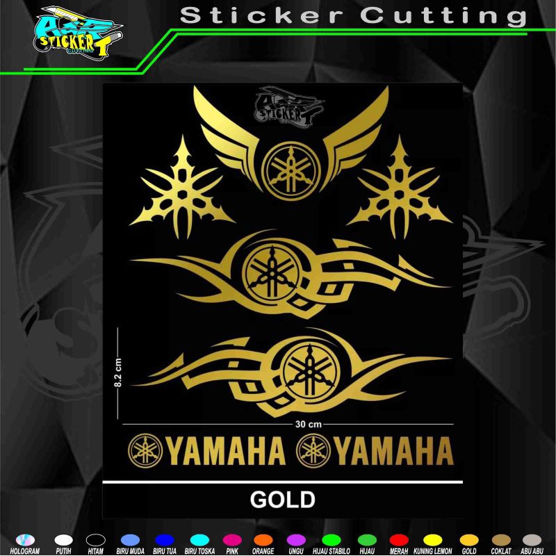 Jual Stiker Body Motor YAMAHA TRIBAL | Shopee Indonesia