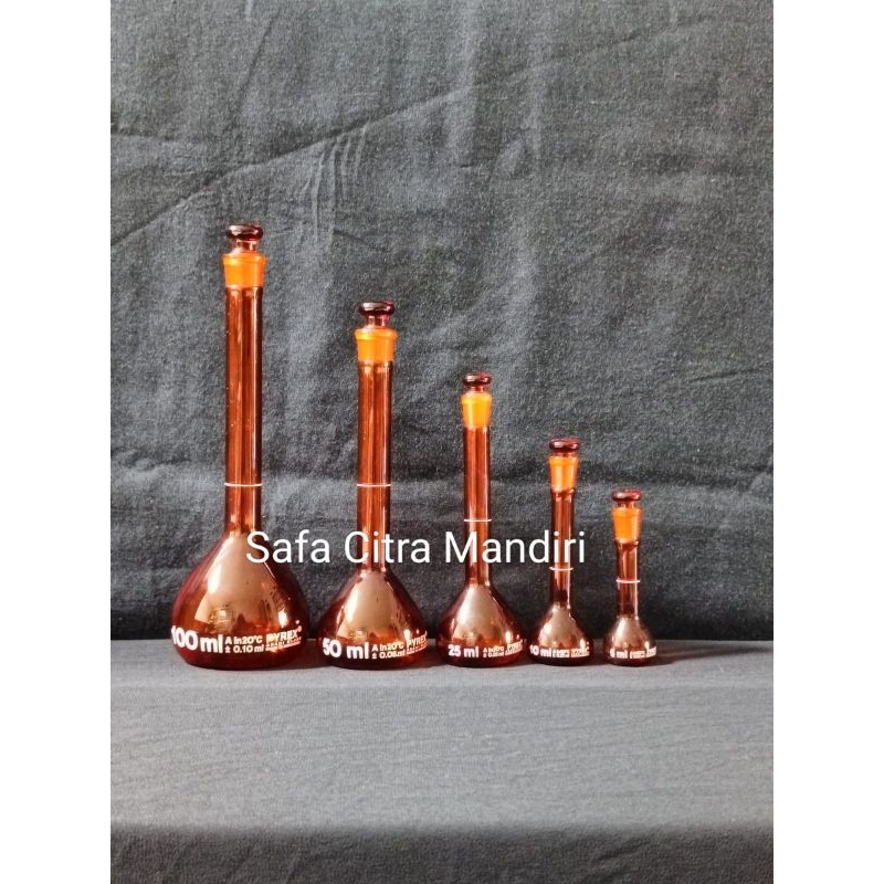 Jual Labu Ukur Coklat 10ml Volumetric Flask Amber Pyrex Shopee Indonesia 4350